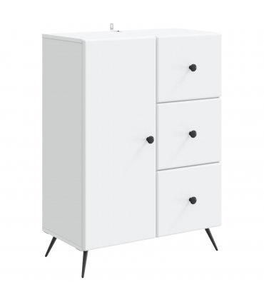 vidaXL Sideboard with Drawer White 66 x 34.5 x 90 cm Engineered Wood — V0672202905