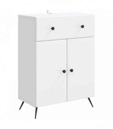 vidaXL Sideboard with Drawer White 66 x 34.5 x 90 cm Engineered Wood — V0672202906