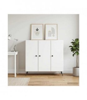 vidaXL Sideboard White 89 x 34.5 x 80 cm Engineered Wood — V0672202907
