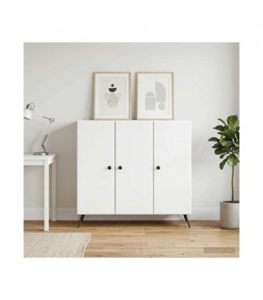 vidaXL Sideboard White 89 x 34.5 x 80 cm Engineered Wood — V0672202907