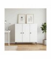 vidaXL Sideboard White 89 x 34.5 x 80 cm Engineered Wood — V0672202907
