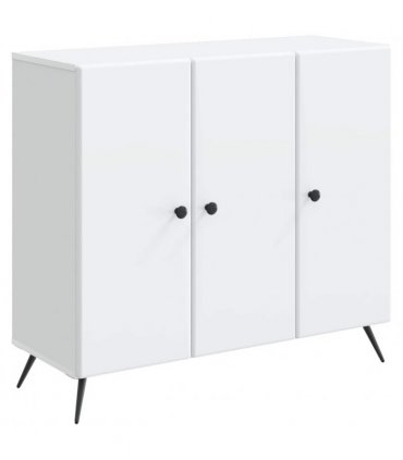 vidaXL Sideboard White 89 x 34.5 x 80 cm Engineered Wood — V0672202907