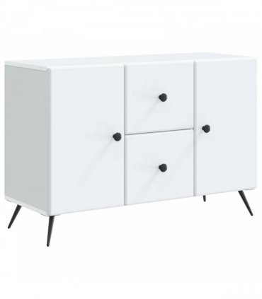 vidaXL Sideboard with Drawer White 89 x 34.5 x 60 cm Engineered Wood