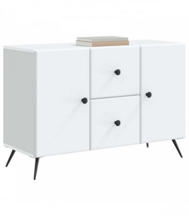 vidaXL Sideboard with Drawer White 89 x 34.5 x 60 cm Engineered Wood