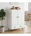 vidaXL Sideboard with Drawer White 66 x 34.5 x 95 cm Engineered Wood — V0672202909