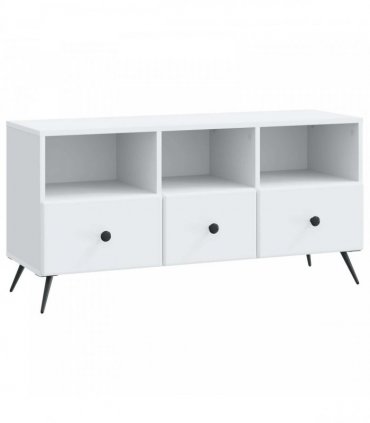 vidaXL TV Cabinet with Drawer White 102 x 34.5 x 50 cm Engineered Wood