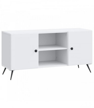 vidaXL TV Cabinet White 102 x 34.5 x 50 cm Engineered Wood — V0672202911