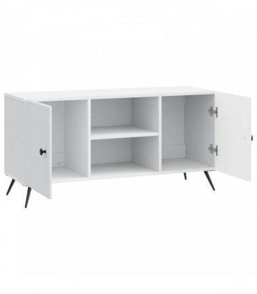 vidaXL TV Cabinet White 102 x 34.5 x 50 cm Engineered Wood — V0672202911