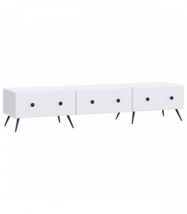 vidaXL TV Cabinet with Drawer White 147 x 34.5 x 30 cm Engineered Wood