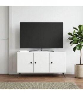 vidaXL TV Cabinet White 99 x 34.5 x 50 cm Engineered Wood — V0672202913