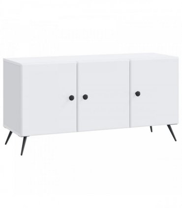 vidaXL TV Cabinet White 99 x 34.5 x 50 cm Engineered Wood — V0672202913