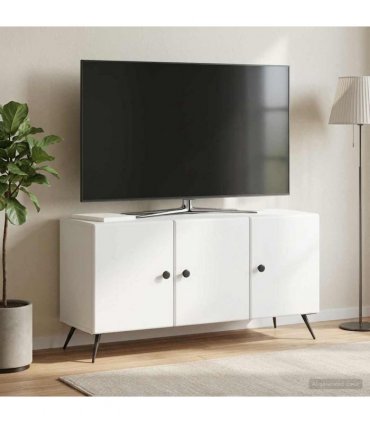 vidaXL TV Cabinet White 99 x 34.5 x 50 cm Engineered Wood — V0672202913