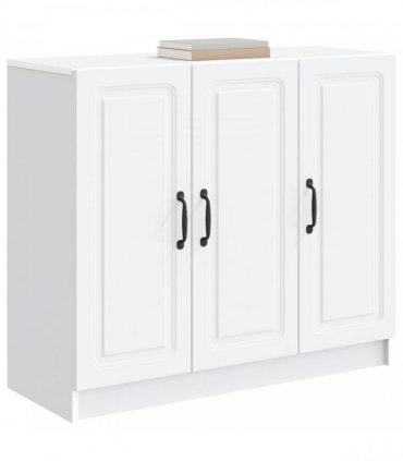 vidaXL Sideboard White 89 x 34.5 x 77 cm Engineered Wood — V0672202924