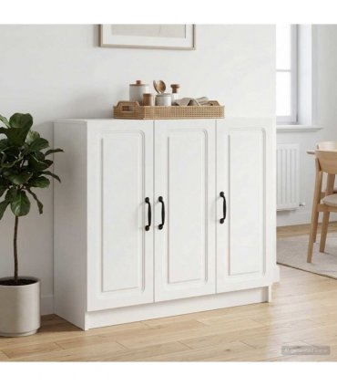 vidaXL Sideboard White 89 x 34.5 x 77 cm Engineered Wood — V0672202924