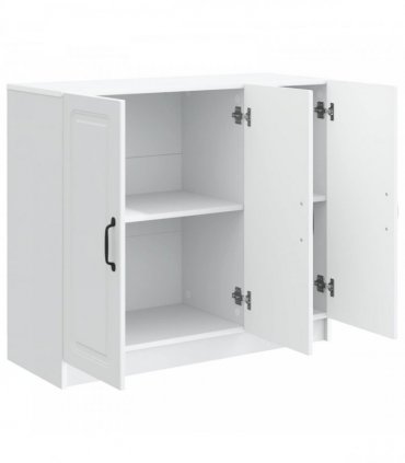 vidaXL Sideboard White 89 x 34.5 x 77 cm Engineered Wood — V0672202924
