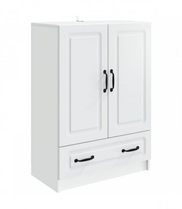 vidaXL Sideboard with Drawer White 66 x 34.5 x 92 cm Engineered Wood — V0672202926