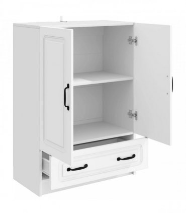 vidaXL Sideboard with Drawer White 66 x 34.5 x 92 cm Engineered Wood — V0672202926