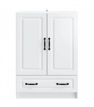 vidaXL Sideboard with Drawer White 66 x 34.5 x 92 cm Engineered Wood — V0672202926