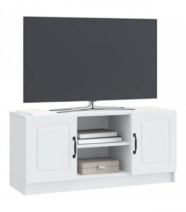 vidaXL TV Cabinet White 102 x 34.5 x 47 cm Engineered Wood