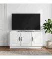 vidaXL TV Cabinet White 99 x 34.5 x 47 cm Engineered Wood — V0672202931