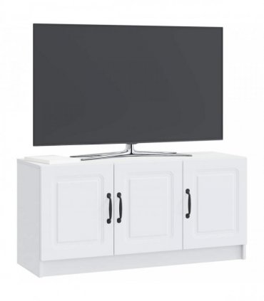 vidaXL TV Cabinet White 99 x 34.5 x 47 cm Engineered Wood — V0672202931