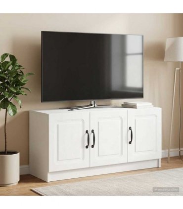 vidaXL TV Cabinet White 99 x 34.5 x 47 cm Engineered Wood — V0672202931