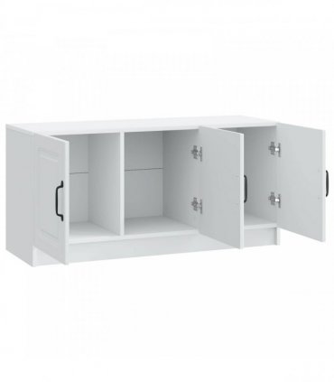 vidaXL TV Cabinet White 99 x 34.5 x 47 cm Engineered Wood — V0672202931