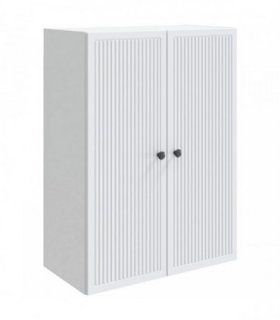 vidaXL Wall-Mounted Cabinet White 66 x 34.5 x 90 cm Engineered Wood
