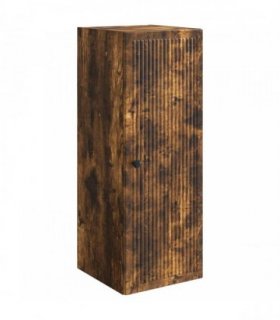 vidaXL Wall-Mounted Cabinet Smoked Oak 33 x 34.5 x 90 cm