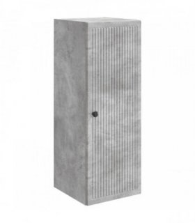 vidaXL Wall-Mounted Cabinet Concrete Grey 33 x 34.5 x 90 cm