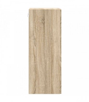 vidaXL Wall-Mounted Cabinet Sonoma Oak 33 x 34.5 x 90 cm