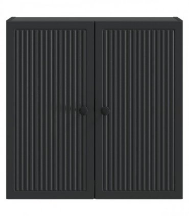 vidaXL Wall-Mounted Cabinet Black 59 x 31 x 60 cm Engineered Wood