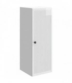 vidaXL Wall-Mounted Cabinet High Gloss White 33 x 34.5 x 90 cm