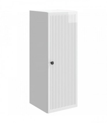 vidaXL Wall-Mounted Cabinet High Gloss White 33 x 34.5 x 90 cm