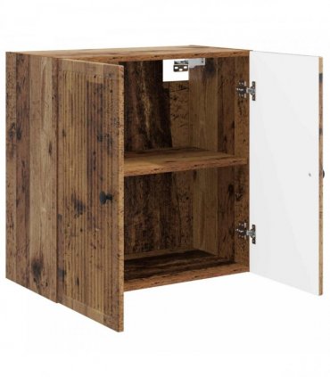 vidaXL Wall-Mounted Cabinet Old Wood 59 x 31 x 60 cm Engineered Wood