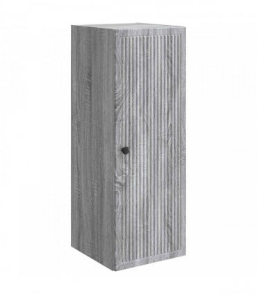 vidaXL Wall-Mounted Cabinet Grey Sonoma 33 x 34.5 x 90 cm
