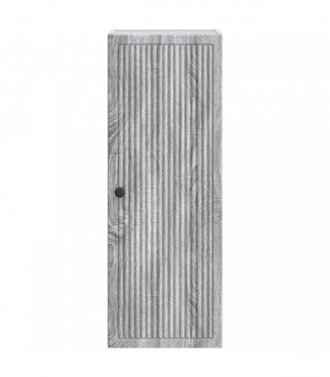 vidaXL Wall-Mounted Cabinet Grey Sonoma 33 x 34.5 x 90 cm
