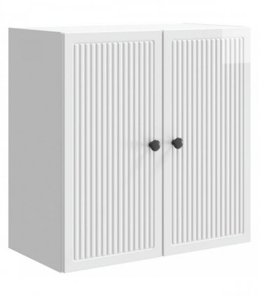 vidaXL Wall-Mounted Cabinet High Gloss White 59 x 31 x 60 cm
