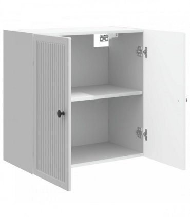 vidaXL Wall-Mounted Cabinet High Gloss White 59 x 31 x 60 cm