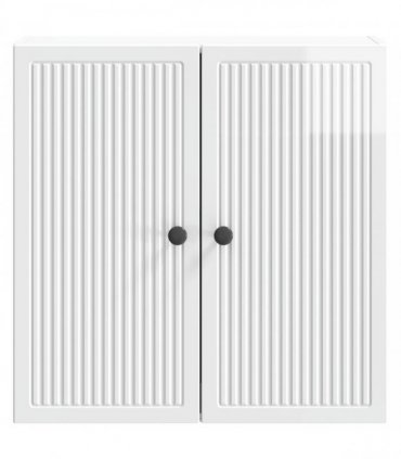 vidaXL Wall-Mounted Cabinet High Gloss White 59 x 31 x 60 cm
