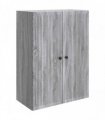 vidaXL Wall-Mounted Cabinet Grey Sonoma 66 x 34.5 x 90 cm