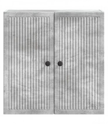 vidaXL Wall-Mounted Cabinet Concrete Grey 59 x 31 x 60 cm