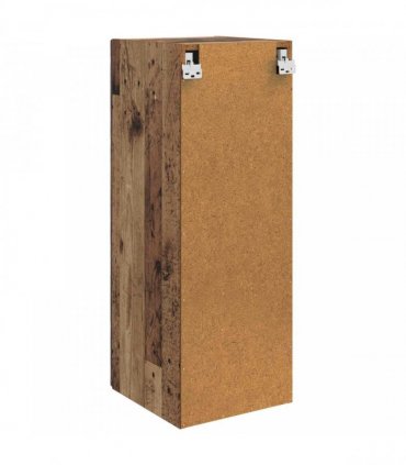 vidaXL Wall-Mounted Cabinet Old Wood 33 x 34.5 x 90 cm Engineered Wood