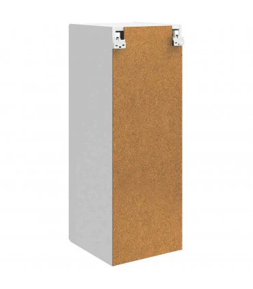 vidaXL Wall-Mounted Cabinet White 33 x 34.5 x 90 cm Engineered Wood