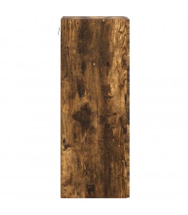 vidaXL Wall-Mounted Cabinet Smoked Oak 66 x 34.5 x 90 cm