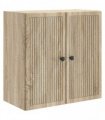 vidaXL Wall-Mounted Cabinet Sonoma Oak 59 x 31 x 60 cm Engineered Wood