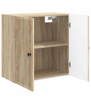 vidaXL Wall-Mounted Cabinet Sonoma Oak 59 x 31 x 60 cm Engineered Wood