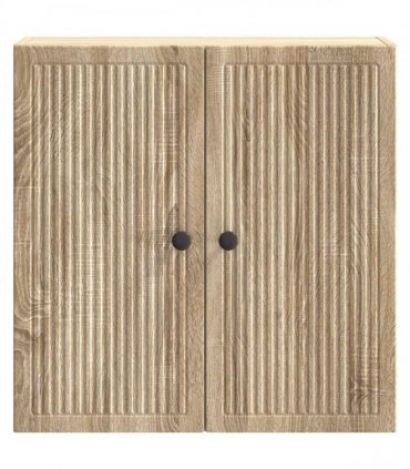 vidaXL Wall-Mounted Cabinet Sonoma Oak 59 x 31 x 60 cm Engineered Wood