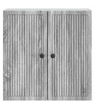 vidaXL Wall-Mounted Cabinet Grey Sonoma 59 x 31 x 60 cm