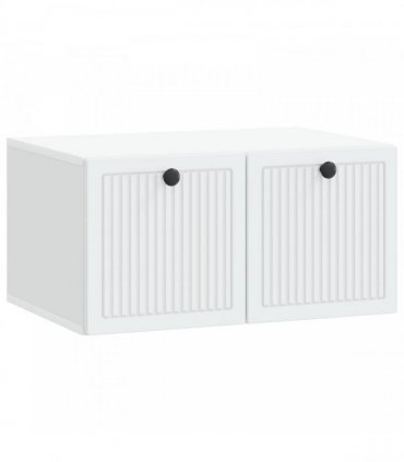 vidaXL Wall-Mounted TV Cabinet White 59.5 x 41 x 30 cm Engineered Wood